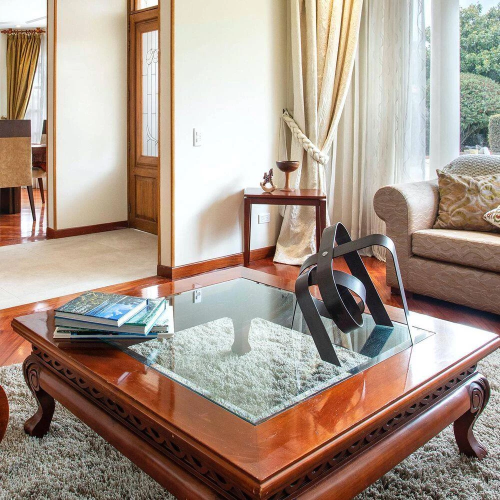 16 in. Clear Square Glass Table Top 1/2 in. Thick Bevel Polish Tempered Glass Table Top Radius Corners by Fab Glass and Mirror 2 16 in. Clear Square Glass Table Top 1/2 in. Thick Bevel Polish Tempered Glass Table Top Radius Corners by Fab Glass and Mirror - Image 2