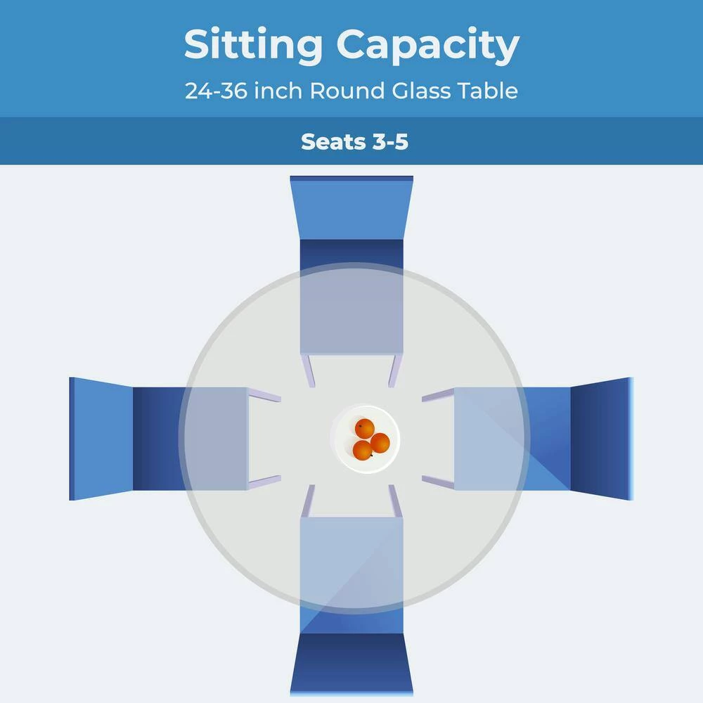 33 in. Clear Round Glass Table Top, 1/2 in. Thickness Tempered Beveled Edge Polished by Fab Glass and Mirror 7 33 in. Clear Round Glass Table Top, 1/2 in. Thickness Tempered Beveled Edge Polished by Fab Glass and Mirror - Image 7