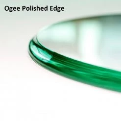 34 in. Clear Round Glass Table Top, 1/2 in. Thickness Tempered Ogee Edge Polished by Fab Glass and Mirror 12 34 in. Clear Round Glass Table Top, 1/2 in. Thickness Tempered Ogee Edge Polished by Fab Glass and Mirror -Homepop Sales 1 2 thick ogee fab glass and mirror furniture parts 34rd12mmogte c3 1000