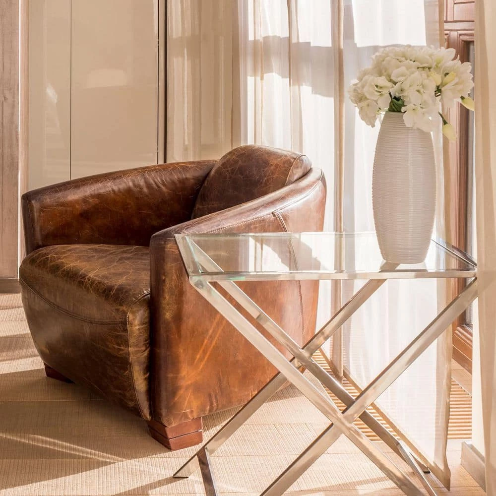 22 in. Clear Square Glass Table 1/4 in. Thick Flat Polished Tempered Eased Corners by Fab Glass and Mirror 2 22 in. Clear Square Glass Table 1/4 in. Thick Flat Polished Tempered Eased Corners by Fab Glass and Mirror - Image 2