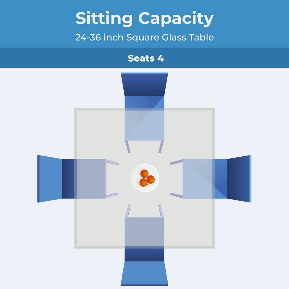 36 in. Clear Square Glass Table Top 1/4 in. Thick Flat Polished Tempered Eased Corners by Fab Glass and Mirror 9 36 in. Clear Square Glass Table Top 1/4 in. Thick Flat Polished Tempered Eased Corners by Fab Glass and Mirror - Image 9