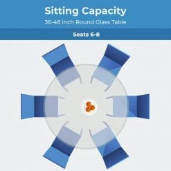 40 in. Clear Round Glass Table Top, 1/4 in. Thickness Tempered Flat Edge Polished by Fab Glass and Mirror 14 40 in. Clear Round Glass Table Top, 1/4 in. Thickness Tempered Flat Edge Polished by Fab Glass and Mirror -Homepop Sales 1 4 thick flat fab glass and mirror furniture parts 40rt6thflte 76 1000