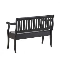Veranda Antique Black Storage Bench by Carolina Cottage 8 Veranda Antique Black Storage Bench by Carolina Cottage -Homepop Sales antique black carolina cottage dining benches 4235 ab 66 1000