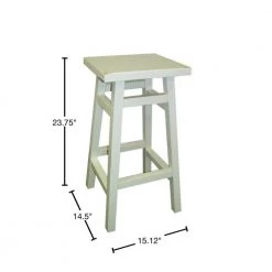 O'Malley 23.75 in. Antique White Bar Stool by Carolina Cottage 6 O'Malley 23.75 in. Antique White Bar Stool by Carolina Cottage -Homepop Sales antique white carolina cottage bar stools 1cs24 white 40 1000