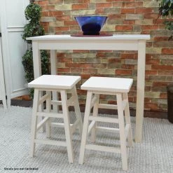 Cafe Antique White Pub/Bar Table by Carolina Cottage 5 Cafe Antique White Pub/Bar Table by Carolina Cottage -Homepop Sales antique white carolina cottage bar tables 2242 mw 31 1000