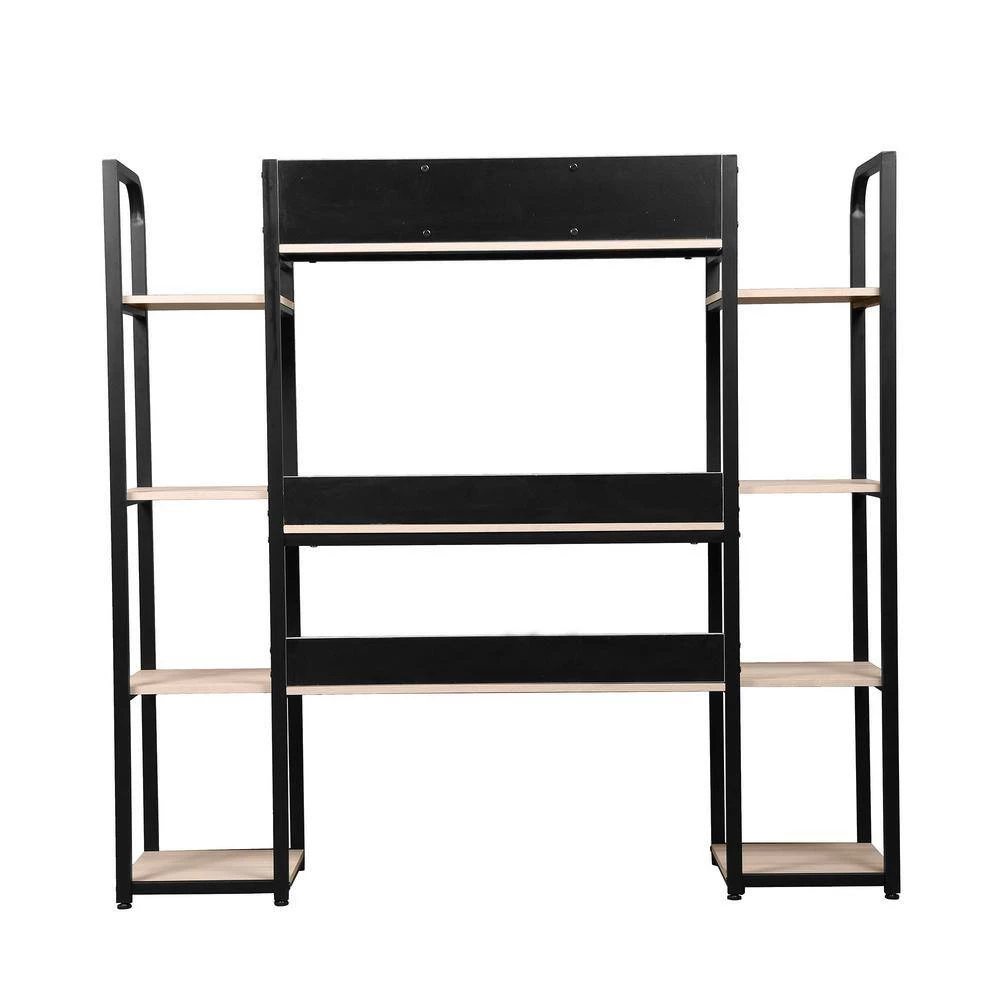 63 in. Beige Work Computer Desk With Storage by Aoibox 4 63 in. Beige Work Computer Desk With Storage by Aoibox - Image 4