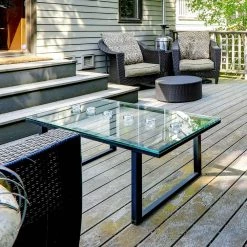 24 in. x 48 in. Clear Rectangle Glass Table Top, 1/2 in. Thick Beveled Edge Polished Tempered Radius Corners by Fab Glass and Mirror 21 24 in. x 48 in. Clear Rectangle Glass Table Top, 1/2 in. Thick Beveled Edge Polished Tempered Radius Corners by Fab Glass and Mirror -Homepop Sales beveled edge polish fab glass and mirror furniture parts 24x48rect12thbe 31 1000