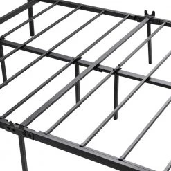 5 ft. W Metal Canopy Bed Frame with Ornate European Style Headboard & Footboard Sturdy Steel, Queen Black by Aoibox 11 5 ft. W Metal Canopy Bed Frame with Ornate European Style Headboard & Footboard Sturdy Steel, Queen Black by Aoibox -Homepop Sales black aoibox canopy beds snmx762 c3 1000