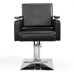 Hydraulic Barber Chair, Heavy-Duty Styling Chair with 360 Degree Rotation for Barber Shop, Beauty Salon, Spa, Black by Aoibox 14 Hydraulic Barber Chair, Heavy-Duty Styling Chair with 360 Degree Rotation for Barber Shop, Beauty Salon, Spa, Black by Aoibox -Homepop Sales black aoibox ergonomic chairs snmx2559 1d 1000