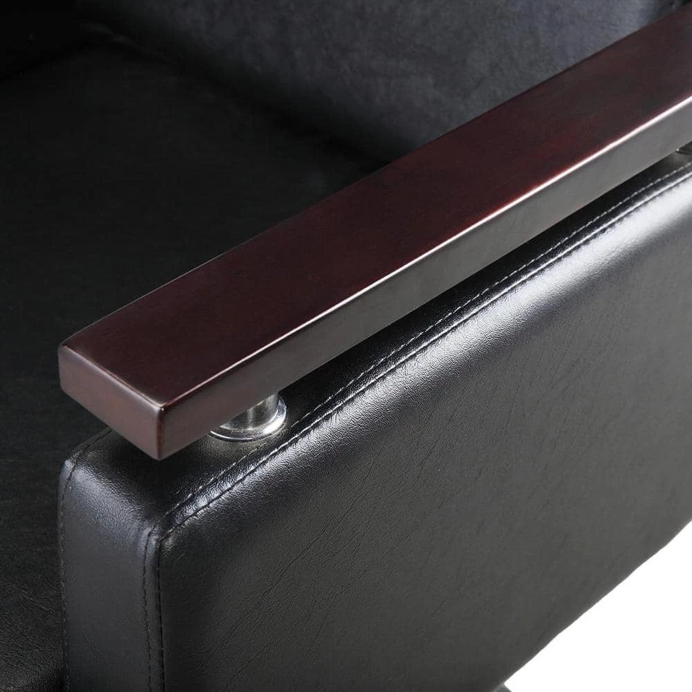 Hydraulic Barber Chair, Heavy-Duty Styling Chair with 360 Degree Rotation for Barber Shop, Beauty Salon, Spa, Black by Aoibox 6 Hydraulic Barber Chair, Heavy-Duty Styling Chair with 360 Degree Rotation for Barber Shop, Beauty Salon, Spa, Black by Aoibox - Image 6