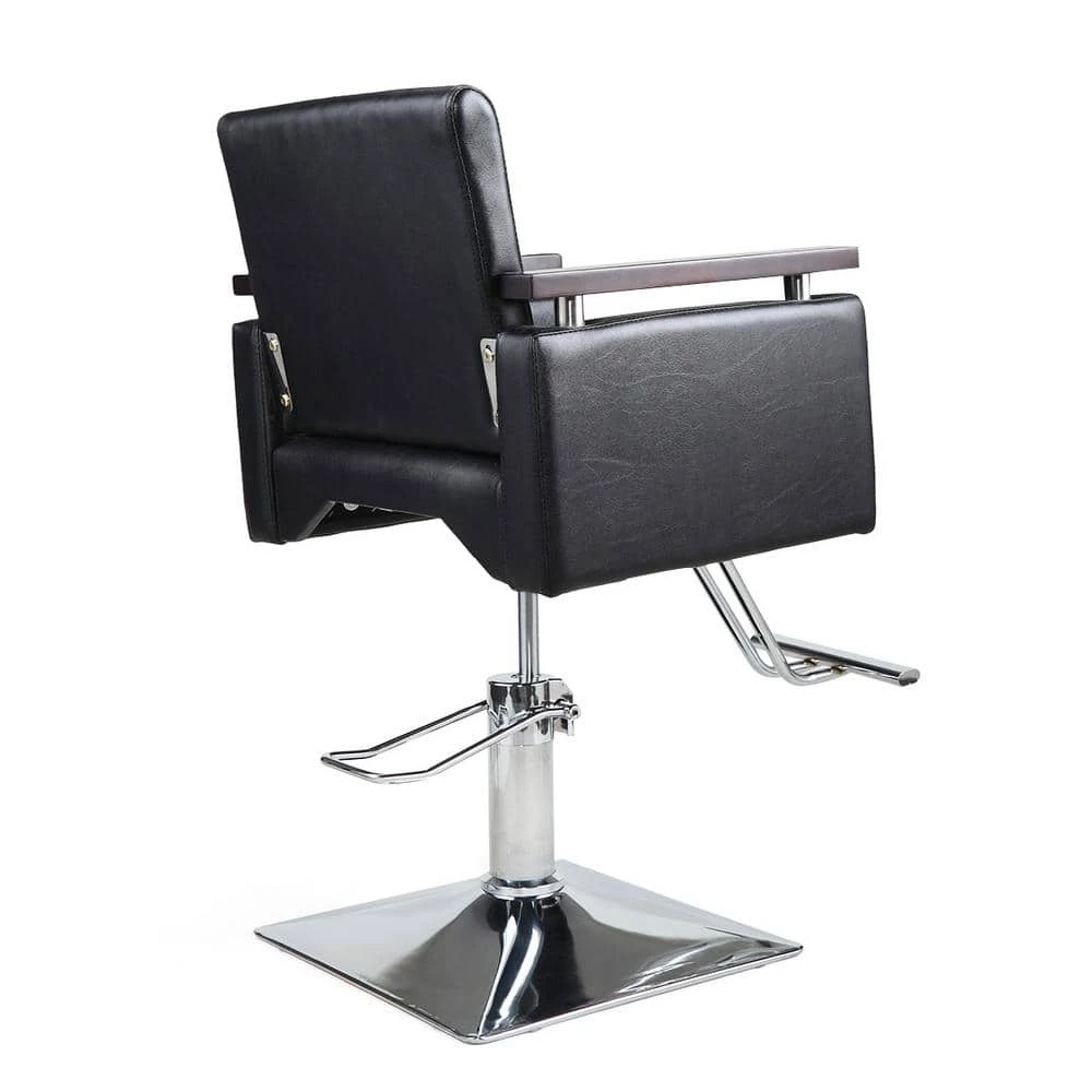 Hydraulic Barber Chair, Heavy-Duty Styling Chair with 360 Degree Rotation for Barber Shop, Beauty Salon, Spa, Black by Aoibox 2 Hydraulic Barber Chair, Heavy-Duty Styling Chair with 360 Degree Rotation for Barber Shop, Beauty Salon, Spa, Black by Aoibox - Image 2