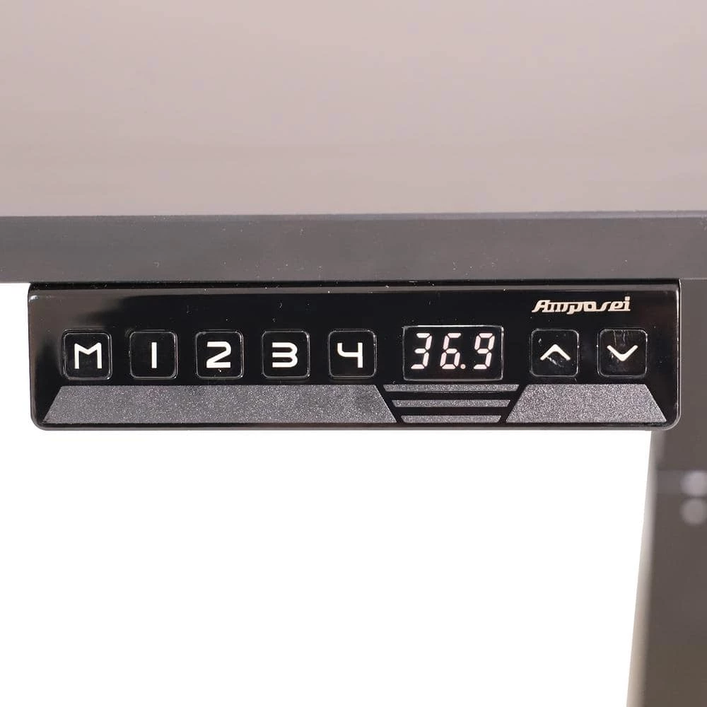 47 in. Single Motor Electric Height Adjustable Desk, Home Office Computer Desk in Black by Aoibox 6 47 in. Single Motor Electric Height Adjustable Desk, Home Office Computer Desk in Black by Aoibox - Image 6