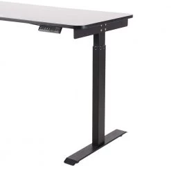 47 in. Single Motor Electric Height Adjustable Desk, Home Office Computer Desk in Black by Aoibox 17 47 in. Single Motor Electric Height Adjustable Desk, Home Office Computer Desk in Black by Aoibox -Homepop Sales black aoibox standing desks snmx604 fa 1000
