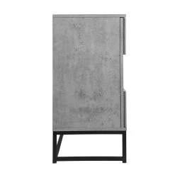 31.5 in. L x 15.75 in. D x 31.5 in. H Particle Board 2-Door Console Table Sideboard Cabinet, Cement Grey by Aoibox 23 31.5 in. L x 15.75 in. D x 31.5 in. H Particle Board 2-Door Console Table Sideboard Cabinet, Cement Grey by Aoibox -Homepop Sales cement gray aoibox console tables snmx3067 1f 1000