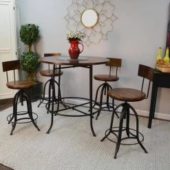 Ryder Adjustable Height Black and Chestnut Bar Stool by Carolina Cottage 9 Ryder Adjustable Height Black and Chestnut Bar Stool by Carolina Cottage -Homepop Sales chestnut black carolina cottage bar stools cf1525wb 31 1000