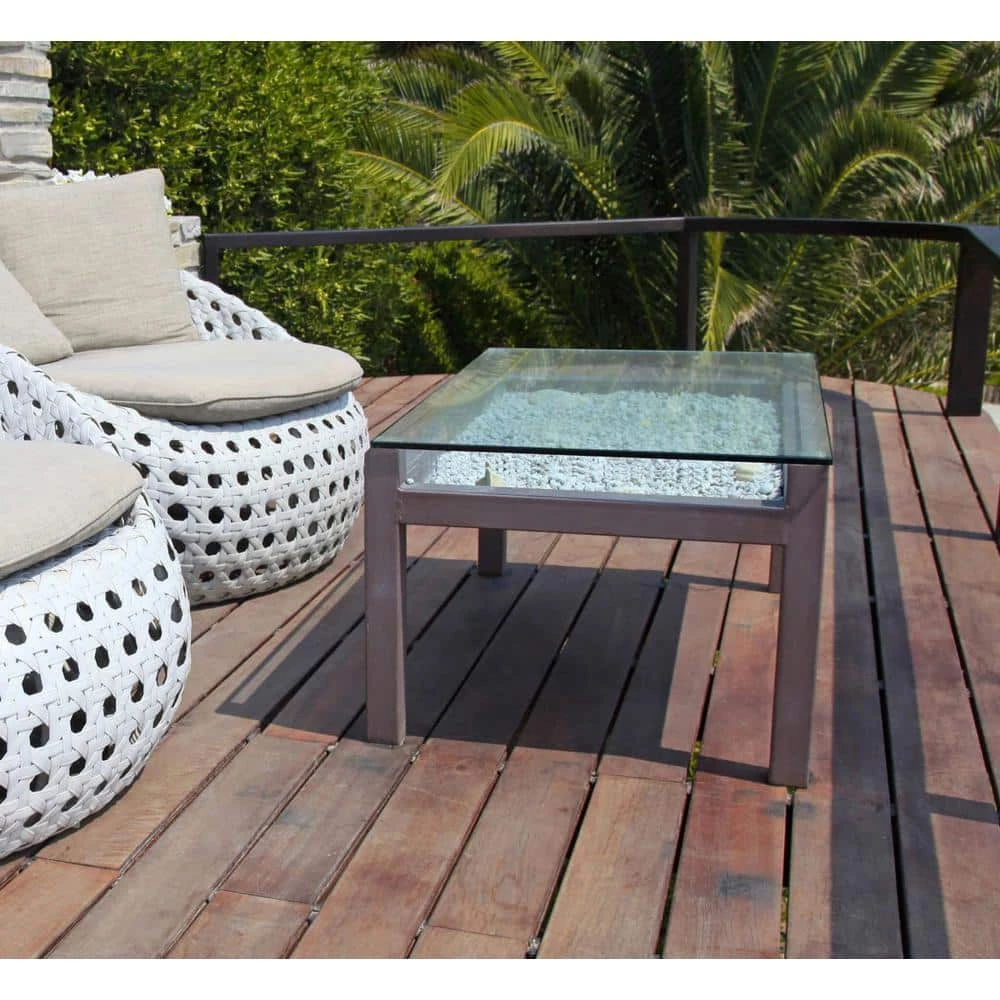 31 in. Clear Square Glass Table Top 3/8 in. Thick Pencil Polish Tempered Touch Corners by Fab Glass and Mirror 2 31 in. Clear Square Glass Table Top 3/8 in. Thick Pencil Polish Tempered Touch Corners by Fab Glass and Mirror - Image 2