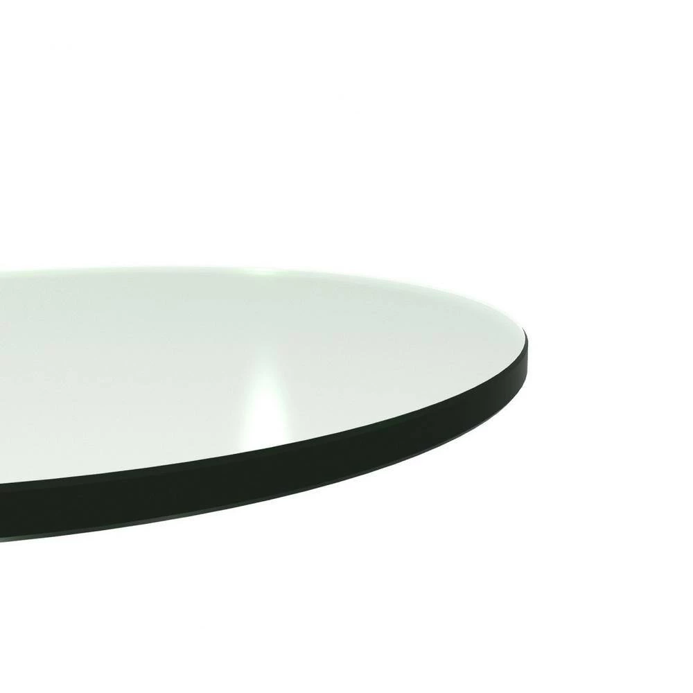 41 in. Clear Round Glass Table Top, 1/4 in. Thickness Tempered Flat Edge Polished by Fab Glass and Mirror 9 41 in. Clear Round Glass Table Top, 1/4 in. Thickness Tempered Flat Edge Polished by Fab Glass and Mirror - Image 9