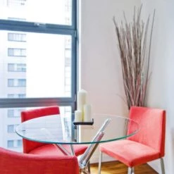 47 in. Clear Round Glass Table Top, 1/4 in. Thickness Tempered Flat Edge Polished by Fab Glass and Mirror 16 47 in. Clear Round Glass Table Top, 1/4 in. Thickness Tempered Flat Edge Polished by Fab Glass and Mirror -Homepop Sales clear fab glass and mirror furniture parts 47rt6thfpte 44 1000