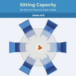 47 in. Clear Round Glass Table Top, 1/4 in. Thickness Tempered Flat Edge Polished by Fab Glass and Mirror 18 47 in. Clear Round Glass Table Top, 1/4 in. Thickness Tempered Flat Edge Polished by Fab Glass and Mirror -Homepop Sales clear fab glass and mirror furniture parts 47rt6thfpte 76 1000