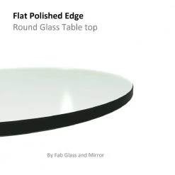 54 in. Clear Round Patio Glass Table Top, 1/4 in. Thickness Tempered Flat Edge Polished W/ 2 in. Hole by Fab Glass and Mirror 14 54 in. Clear Round Patio Glass Table Top, 1/4 in. Thickness Tempered Flat Edge Polished W/ 2 in. Hole by Fab Glass and Mirror -Homepop Sales clear fab glass and mirror furniture parts 54rt6thflte hh c3 1000