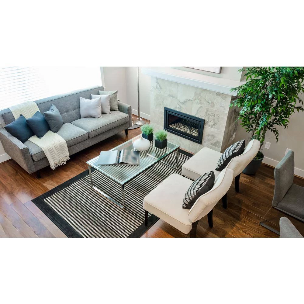 14 in. x 48 in. Clear Rectangle Glass Table Top, 1/2 in. Thick Flat Edge Polished Tempered Radius Corner by Fab Glass and Mirror 4 14 in. x 48 in. Clear Rectangle Glass Table Top, 1/2 in. Thick Flat Edge Polished Tempered Radius Corner by Fab Glass and Mirror - Image 4