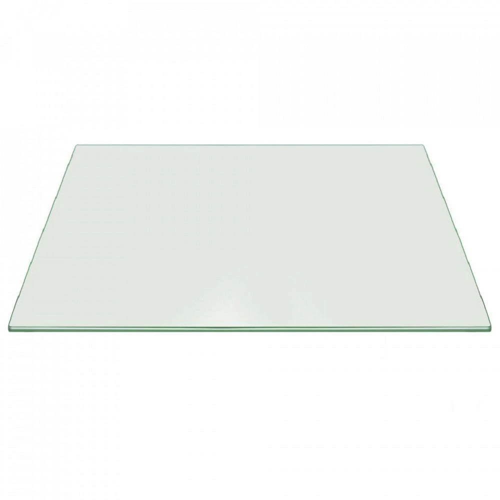 30 in. x 72 in. Clear Rectangle Glass Table Top, 3/8 in. Thick Flat Edge Polished Tempered Radius Corner by Fab Glass and Mirror 3 30 in. x 72 in. Clear Rectangle Glass Table Top, 3/8 in. Thick Flat Edge Polished Tempered Radius Corner by Fab Glass and Mirror - Image 3