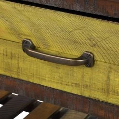 Colorful Wood Console Table with Drawers and 2 Tiers Shelves for Entryway Hallway Bathroom Living Room by Aoibox 19 Colorful Wood Console Table with Drawers and 2 Tiers Shelves for Entryway Hallway Bathroom Living Room by Aoibox -Homepop Sales colorful aoibox console tables snmx2159 44 1000