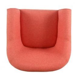 Chunky Barrel Shaped Coral Orange Textured Accent Chair by Homepop 12 Chunky Barrel Shaped Coral Orange Textured Accent Chair by Homepop -Homepop Sales coral orange homepop accent chairs k6859 f2141 a0 1000