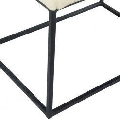 Cream Faux Sheepskin Small Decorative Metal Ottoman by Homepop 13 Cream Faux Sheepskin Small Decorative Metal Ottoman by Homepop -Homepop Sales cream faux sheepskin homepop ottomans k7986 b306 44 1000