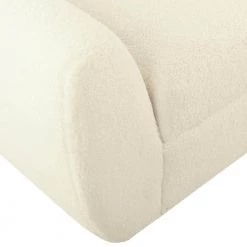 Cream Sherpa Storage Bench with Wood Legs 21 in. Height x 60 in. Width x 18 in. Depth by Homepop 16 Cream Sherpa Storage Bench with Wood Legs 21 in. Height x 60 in. Width x 18 in. Depth by Homepop -Homepop Sales cream sherpa homepop bedroom benches k8566 b306 44 1000