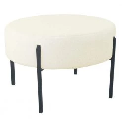 Cream Sherpa with Metal Legs Ottoman by Homepop 7 Cream Sherpa with Metal Legs Ottoman by Homepop -Homepop Sales cream sherpa homepop ottomans k8596 b306 c3 1000