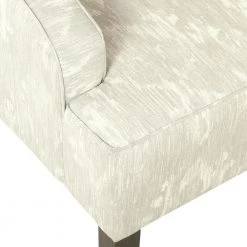 Classic Swoop Cream and Gray Damak Upholstery Arm Chair by Homepop 16 Classic Swoop Cream and Gray Damak Upholstery Arm Chair by Homepop -Homepop Sales cream with gray dasmask homepop accent chairs k6499 a834 44 1000