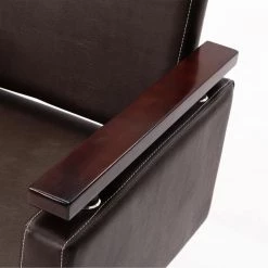 Hydraulic Salon Chair for Hair Stylist, All Purpose Barber Chair, 360-Degree Rolling Swivel Spa Equipment, Dark Brown by Aoibox 18 Hydraulic Salon Chair for Hair Stylist, All Purpose Barber Chair, 360-Degree Rolling Swivel Spa Equipment, Dark Brown by Aoibox -Homepop Sales dark brown aoibox ergonomic chairs snmx2557 c3 1000