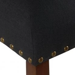 Deep Navy Upholstery with Nailheads 24 in. Counter Height Barstool by Homepop 13 Deep Navy Upholstery with Nailheads 24 in. Counter Height Barstool by Homepop -Homepop Sales deep navy blue homepop bar stools k7570 24 f2176 31 1000