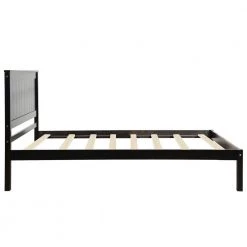 76 in. W Espresso Twin Platform Bed Frame with Headboard, Wood Slat Support, No Box Spring Needed by Aoibox 14 76 in. W Espresso Twin Platform Bed Frame with Headboard, Wood Slat Support, No Box Spring Needed by Aoibox -Homepop Sales espresso aoibox platform beds snmx784 44 1000