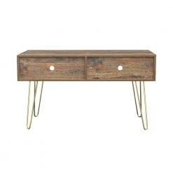 41.73 in. Espresso Modern Entertainment Center Media TV Console with Gold Metal Legs and 2 shelves fit TVs up to 60 in. by Aoibox 14 41.73 in. Espresso Modern Entertainment Center Media TV Console with Gold Metal Legs and 2 shelves fit TVs up to 60 in. by Aoibox -Homepop Sales espresso aoibox tv stands snmx194 66 1000