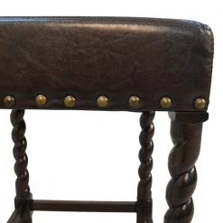 Remick 30 in. Espresso Barley Twist Upholstered Bar Stool by Carolina Cottage 8 Remick 30 in. Espresso Barley Twist Upholstered Bar Stool by Carolina Cottage -Homepop Sales espresso carolina cottage bar stools 3664 espbr c3 1000