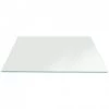 24 in. x 48 in. Clear Rectangle Glass Table Top, 1/4 in. Thick Flat Edge Polished Tempered Eased Corners by Fab Glass and Mirror