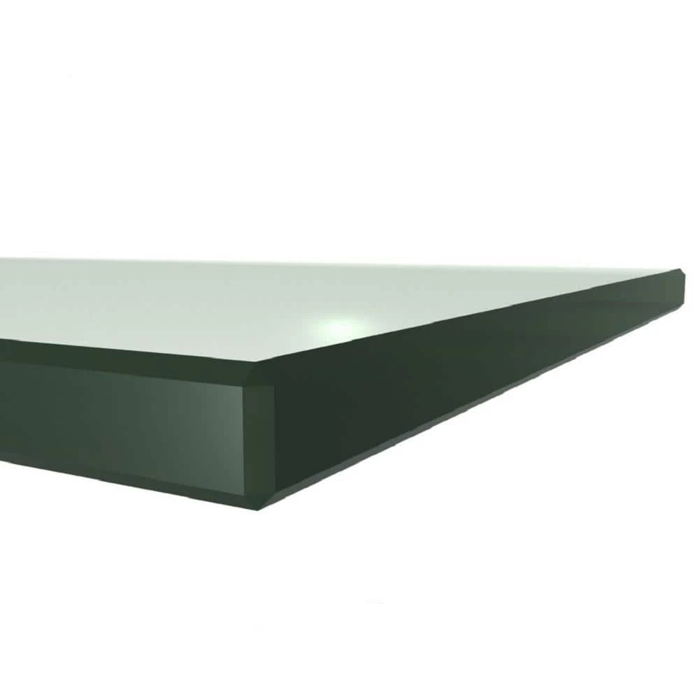 60 in. Clear Square Glass Table Top, 1/4 in. Thick Flat Polished Tempered Eased Corners by Fab Glass and Mirror 4 60 in. Clear Square Glass Table Top, 1/4 in. Thick Flat Polished Tempered Eased Corners by Fab Glass and Mirror - Image 4