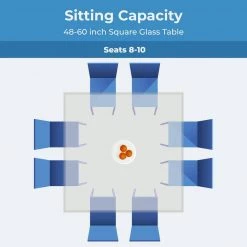 60 in. Clear Square Glass Table Top, 1/4 in. Thick Flat Polished Tempered Eased Corners by Fab Glass and Mirror 14 60 in. Clear Square Glass Table Top, 1/4 in. Thick Flat Polished Tempered Eased Corners by Fab Glass and Mirror -Homepop Sales flat edge polished fab glass and mirror furniture parts 60sqr6thflte 76 1000