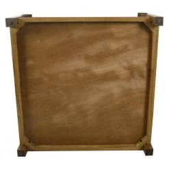 Gray Tufted Ottoman with Black Metal and Honey Oak Wood Legs with Storage 20 in. H x 30 in. W x 30 in. D by Homepop 17 Gray Tufted Ottoman with Black Metal and Honey Oak Wood Legs with Storage 20 in. H x 30 in. W x 30 in. D by Homepop -Homepop Sales gray homepop ottomans k8537 b305 fa 1000