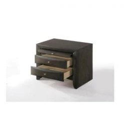 Ireland Storage 2-Drw & 1-Tray Gray Oak Nightstand with DT English Front & Back 26" x 17" x 25"H by Aoibox 8 Ireland Storage 2-Drw & 1-Tray Gray Oak Nightstand with DT English Front & Back 26" x 17" x 25"H by Aoibox -Homepop Sales gray oak aoibox nightstands snmx580 c3 1000