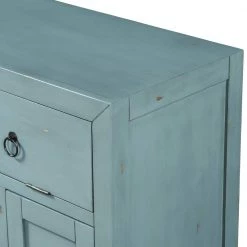 60 in. W x 15.9 in. D x 36.2 in. H Wood Storage Cabinet with 2 Drawers and 2 Shelves, Sideboard Table Cabinet, Green by Aoibox 15 60 in. W x 15.9 in. D x 36.2 in. H Wood Storage Cabinet with 2 Drawers and 2 Shelves, Sideboard Table Cabinet, Green by Aoibox -Homepop Sales green aoibox accent cabinets snmx2080 40 1000