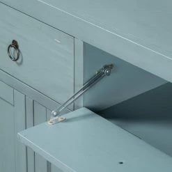 60 in. W x 15.9 in. D x 36.2 in. H Wood Storage Cabinet with 2 Drawers and 2 Shelves, Sideboard Table Cabinet, Green by Aoibox 20 60 in. W x 15.9 in. D x 36.2 in. H Wood Storage Cabinet with 2 Drawers and 2 Shelves, Sideboard Table Cabinet, Green by Aoibox -Homepop Sales green aoibox accent cabinets snmx2080 4f 1000