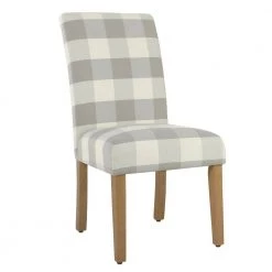 Parsons Buffalo Grey Plaid Upholstered Dining Chair (Set of-2) by Homepop 11 Parsons Buffalo Grey Plaid Upholstered Dining Chair (Set of-2) by Homepop -Homepop Sales grey plaid homepop dining chairs k7693 f2270 31 1000