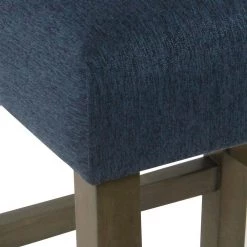 Dinah Indigo Upholstery 26 in. Counter Height Bar Stool by Homepop 11 Dinah Indigo Upholstery 26 in. Counter Height Bar Stool by Homepop -Homepop Sales heather navy blue homepop bar stools k7701 24 f2280 31 1000
