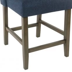 Dinah Indigo Upholstery 26 in. Counter Height Bar Stool by Homepop 10 Dinah Indigo Upholstery 26 in. Counter Height Bar Stool by Homepop -Homepop Sales heather navy blue homepop bar stools k7701 24 f2280 4f 1000