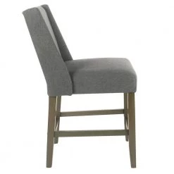 Dinah Pewter Upholstery 26 in. Counter Height Bar Stool by Homepop 12 Dinah Pewter Upholstery 26 in. Counter Height Bar Stool by Homepop -Homepop Sales heathered gray homepop bar stools k7701 24 f2281 4f 1000