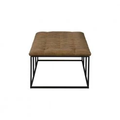 Draper Light Brown Faux Leather Large Decorative Bench/Ottoman with Button Tufting 18 in. H x 57.50 in. W x 27.75 in. D by Homepop 20 Draper Light Brown Faux Leather Large Decorative Bench/Ottoman with Button Tufting 18 in. H x 57.50 in. W x 27.75 in. D by Homepop -Homepop Sales light brown homepop bedroom benches k7802 ydqy 2 1f 1000