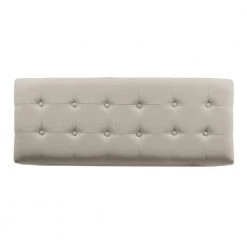 Large Grey Tufted Storage Bench by Homepop 13 Large Grey Tufted Storage Bench by Homepop -Homepop Sales light gray homepop bedroom benches k7378 f1424 a0 1000